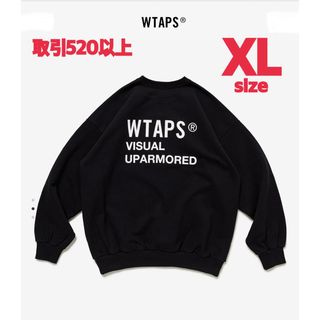 ダブルタップス(W)taps)のWTAPS 23FW FORTLESS SWEATER BLACK XLサイズ(スウェット)