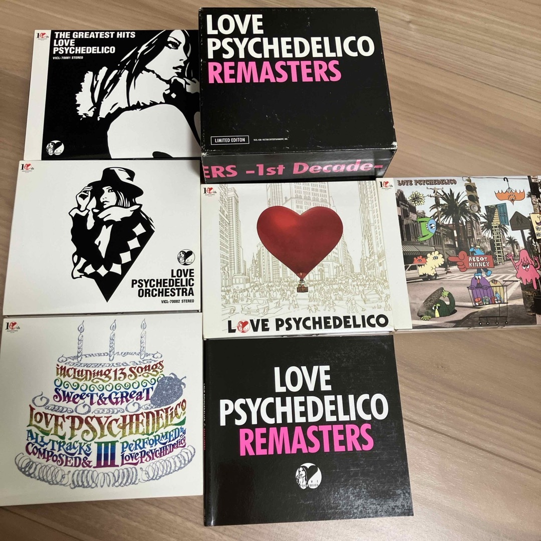 Victor(ビクター)のLOVE PSYCHEDELICO リマスターCDアルバムボックス　限定品 エンタメ/ホビーのCD(ポップス/ロック(邦楽))の商品写真