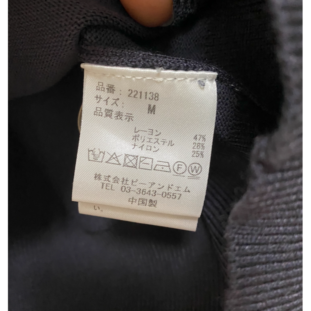 Cheek(チーク)の【新品】Cheek チーク ニット トップス セーター リボン グレー M レディースのトップス(ニット/セーター)の商品写真