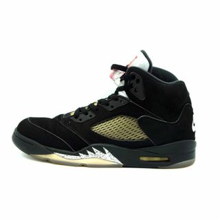 ナイキ(NIKE)のナイキ NIKE ■ 【 AIR JORDAN 5 RETRO OG Black Fire Red Metallic Silver White 845035 003 】 エア ジョーダン 5 スニーカー　f20802(スニーカー)