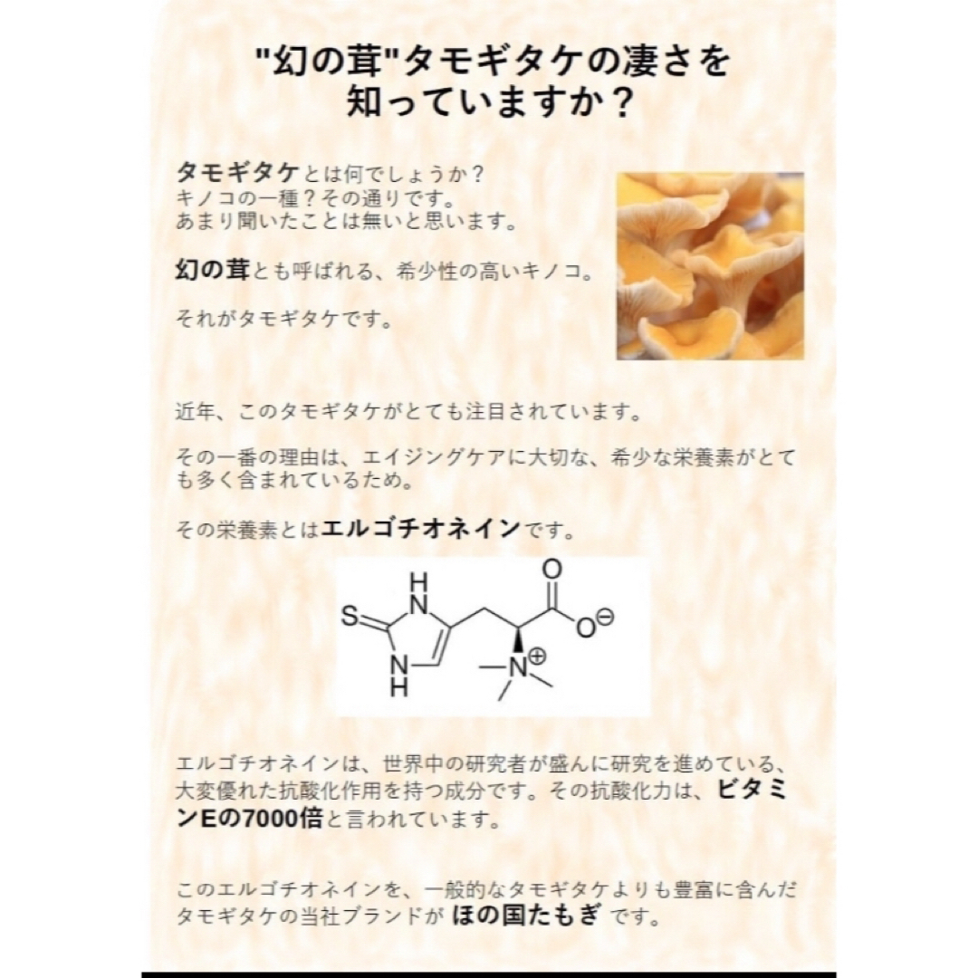 タモギタケたもぎ茸100%顆粒粉末サプリメント エルゴチオネイン 訳あり 健康 食品/飲料/酒の健康食品(その他)の商品写真