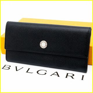 ブルガリ(BVLGARI)の★超美品★ブルガリ 長財布 サークルロゴ コンパクト ブラック(長財布)