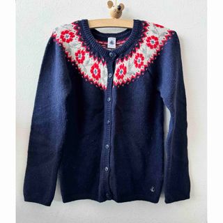 PETIT BATEAU - プチバトー  ニットカーディガン　140cm 10ans