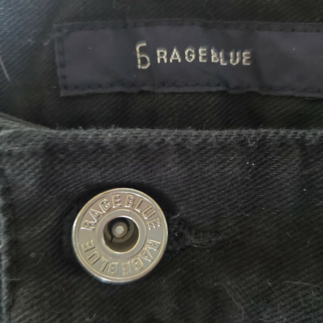 RAGEBLUE(レイジブルー)のRAGEBLUE ブラックデニム　30インチ メンズのパンツ(デニム/ジーンズ)の商品写真