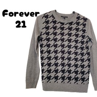 フォーエバートゥエンティーワン(FOREVER 21)のForever21 千鳥格子ニット(ニット/セーター)