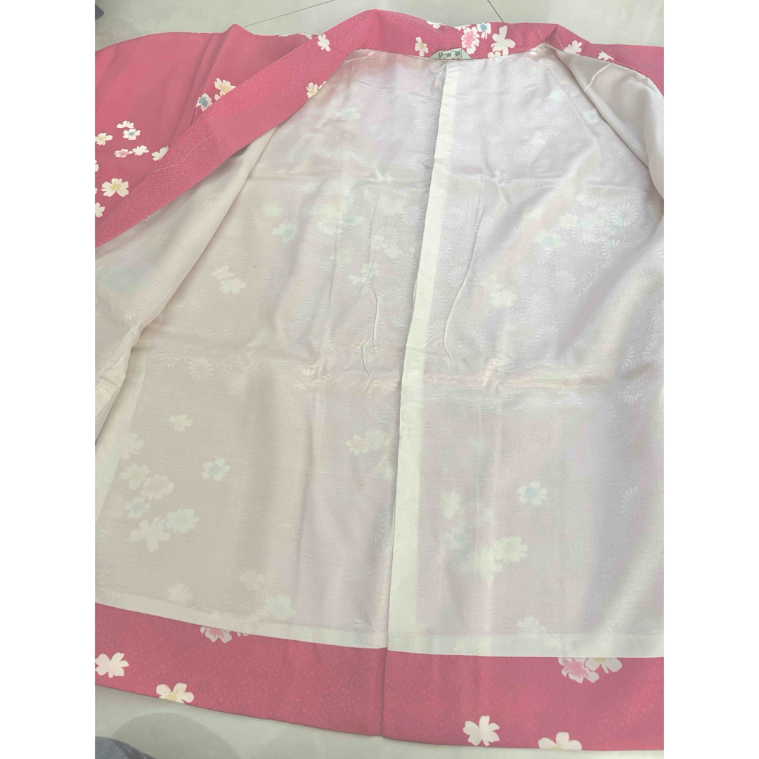 SALE! 羽織 花柄 ピンク ロング羽織 カーディガンの通販 by ち SALE! 羽織 花柄 ピンク ロング羽織 カーディガンの通販 by ち