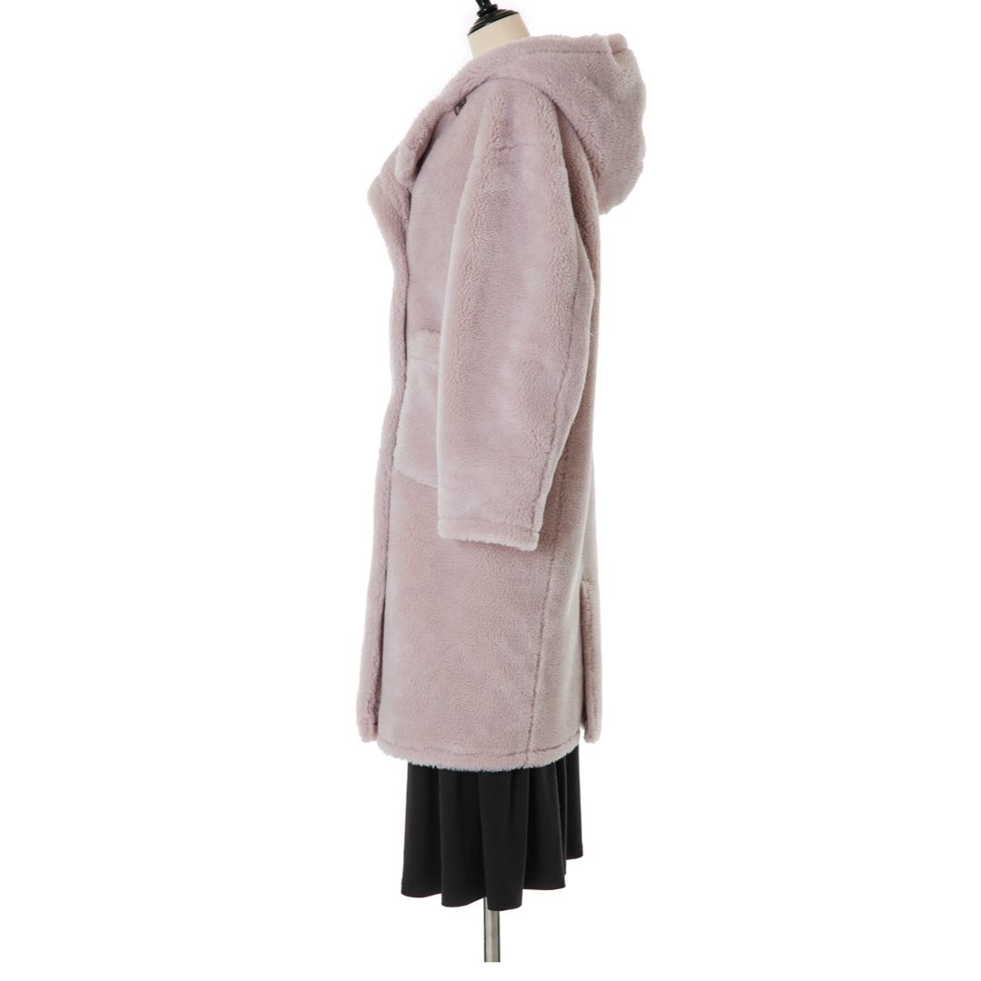 Her lip to(ハーリップトゥ)のFleur Shearling Boa Coat misty pink レディースのジャケット/アウター(毛皮/ファーコート)の商品写真