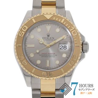 ロレックス(ROLEX)の【119568】ROLEX ロレックス  16623 ヨットマスター グレーダイヤル D番 YG/SS 自動巻き 保証書 当店オリジナルボックス 腕時計 時計 WATCH メンズ 男性 男 紳士【中古】(腕時計(アナログ))