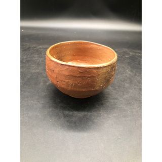 備前焼　抹茶碗　茶道具　華道　茶器　器　昭和レトロ　時代物　工芸品　在名あり(グラス/カップ)