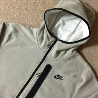 ナイキ(NIKE)のナイキ フルジップ テックフリース パーカー グレー XL フーディ NIKE(パーカー)