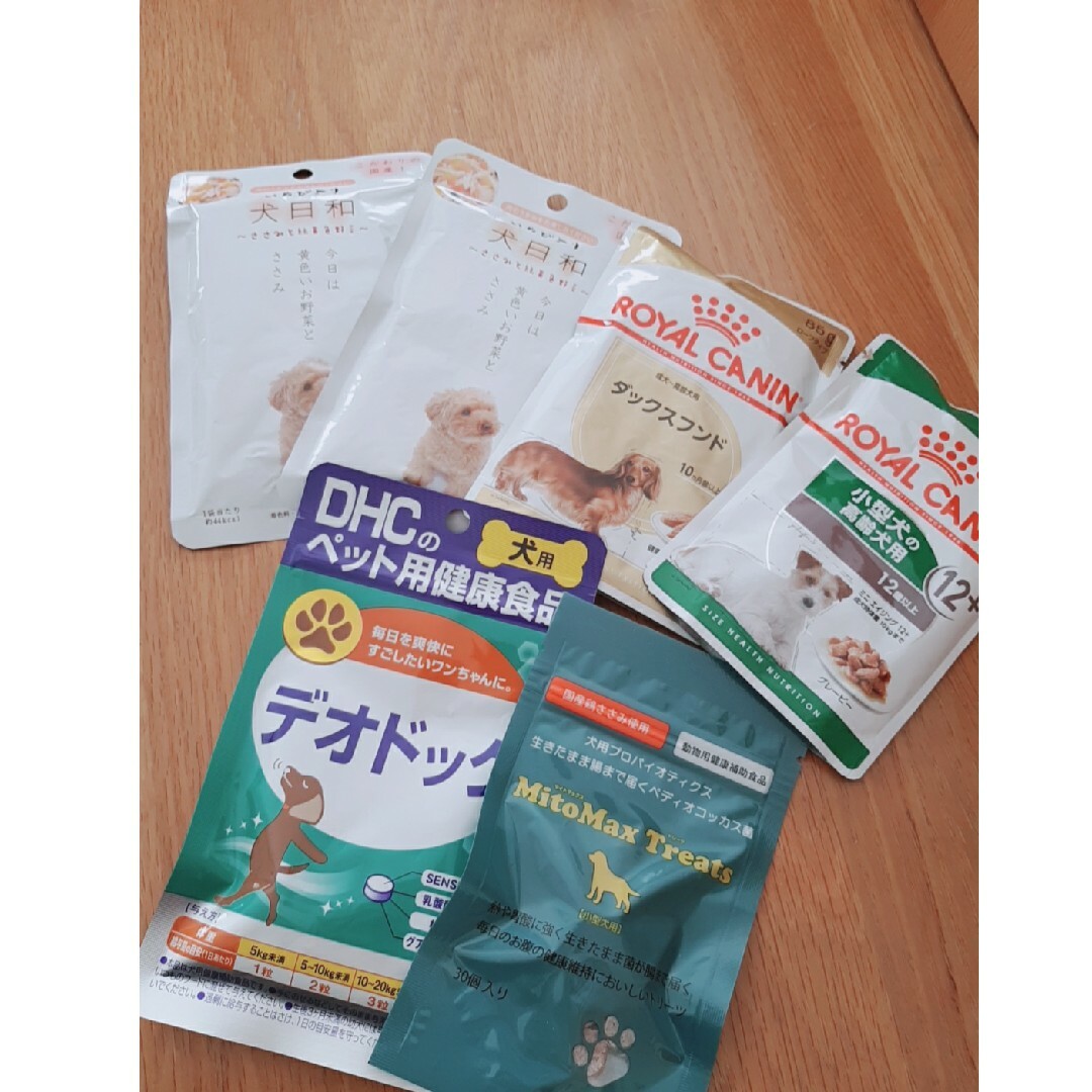 DHC(ディーエイチシー)の犬用ペットフード  健康食品  6点セット その他のペット用品(ペットフード)の商品写真