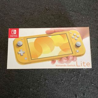 ニンテンドースイッチ(Nintendo Switch)の美品　Nintendo Switch Lite イエロー(家庭用ゲーム機本体)