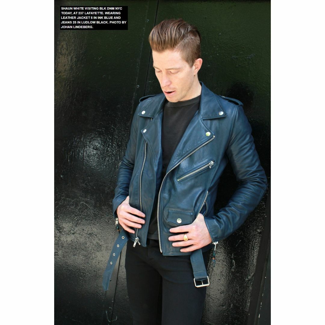 BLK DNM LEATHER JACKET-5 限定 ショーン・ホワイト BLK DNM LEATHER JACKET-5 限定 ショーン・ホワイト