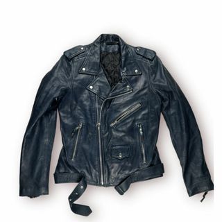 ジェイリンドバーグ(J.LINDEBERG)のBLK DNM LEATHER JACKET-5 限定 ショーン・ホワイト(ライダースジャケット)