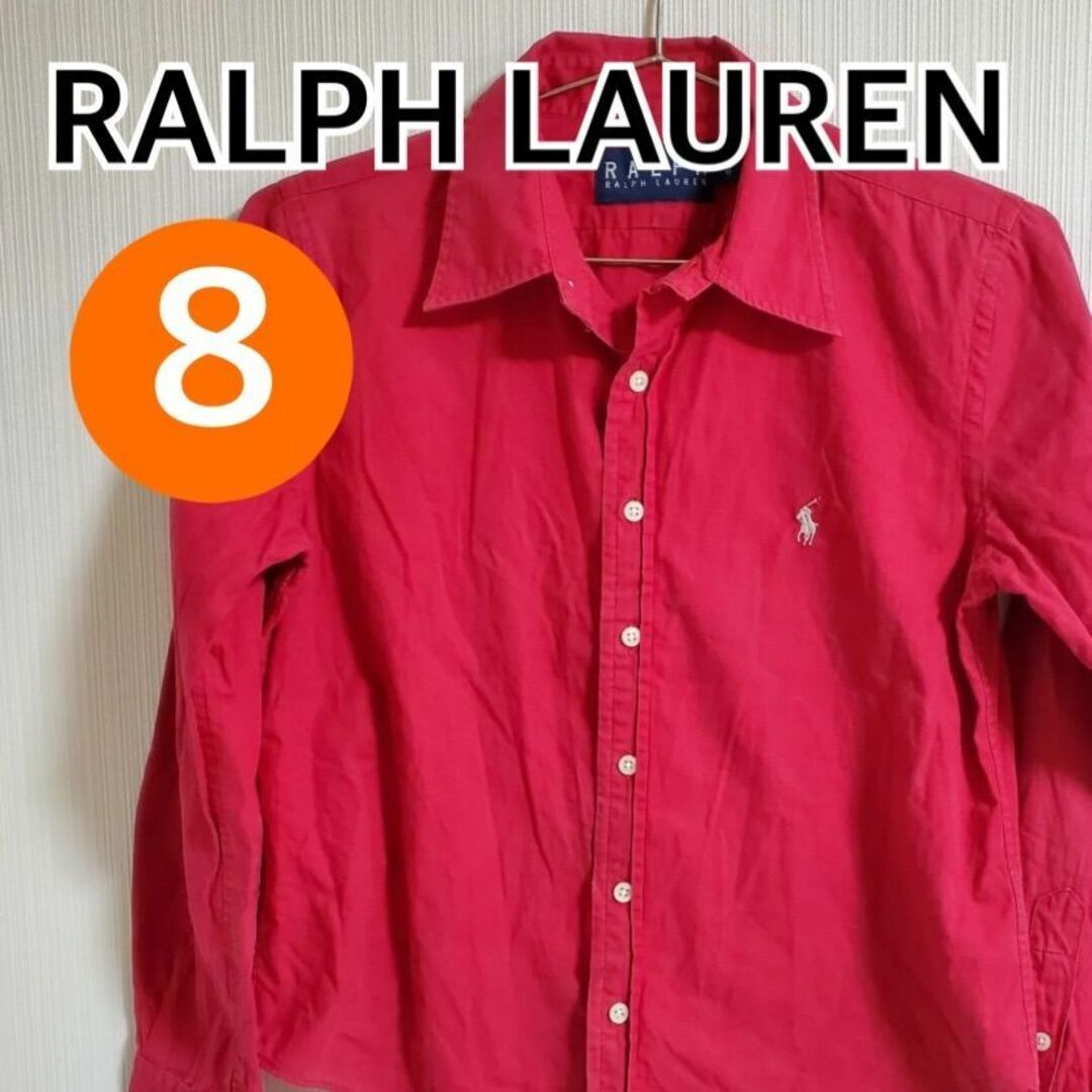 POLO RALPH LAUREN(ポロラルフローレン)のRALPH LAUREN シャツ ポロシャツ  ピンク系 サイズ8【CT18】 メンズのトップス(シャツ)の商品写真
