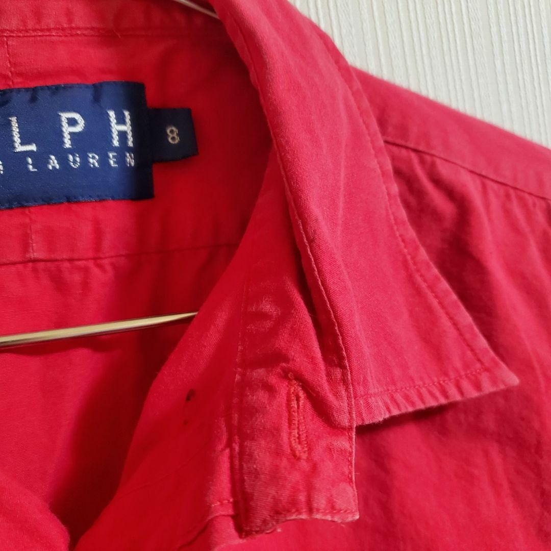 POLO RALPH LAUREN(ポロラルフローレン)のRALPH LAUREN シャツ ポロシャツ  ピンク系 サイズ8【CT18】 メンズのトップス(シャツ)の商品写真