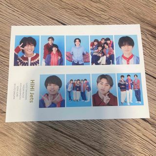 ジャニーズジュニア(ジャニーズJr.)の【証明写真】HiHi Jets グルーピング両面　テレビガイド(アイドルグッズ)