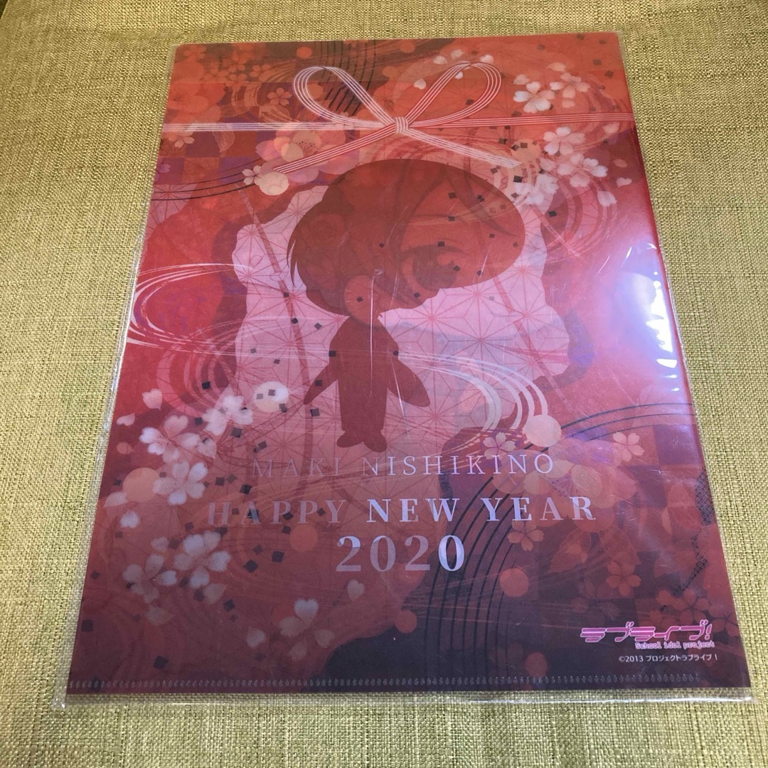 BUSHIROAD(ブシロード)の晴れ着　着物　神田明神　2020謹賀新年　クリアファイル　まき エンタメ/ホビーのアニメグッズ(クリアファイル)の商品写真