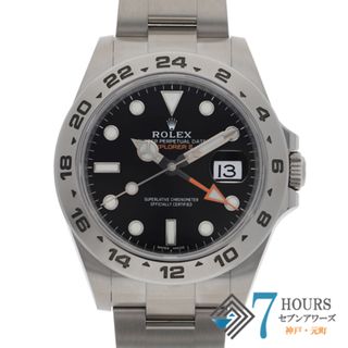 ロレックス(ROLEX)の【118747】ROLEX ロレックス  216570 エクスプローラー2 ブラックダイヤル ランダム番 SS 自動巻き ギャランティーカード 当店オリジナルボックス 腕時計 時計 WATCH メンズ 男性 男 紳士【中古】(腕時計(アナログ))