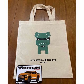 ミツビシ(三菱)のデリ丸　トートバッグ　TRITONステッカー(その他)