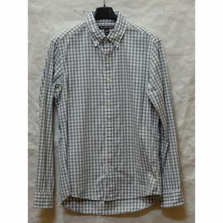 マイケルコース(Michael Kors)のMICHAEL KORS 長袖 グレーチェックシャツ SLIM FIT Sサイズ(シャツ)