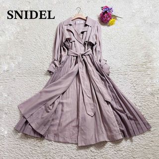 スナイデル(SNIDEL)の春先まで✨ 雑誌掲載品 スナイデル SNIDEL サイドプリーツトレンチ コート(トレンチコート)