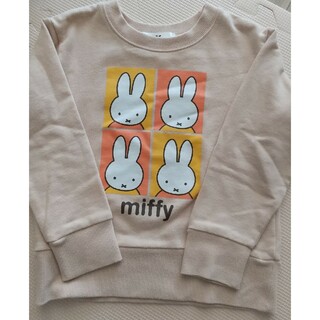 ミッフィー(miffy)のキッズ　幼児　男女共用　miffy　トレーナー　サイズ110(Tシャツ/カットソー)