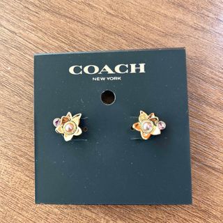 お値下げしました　新品未使用　coach リングピアス