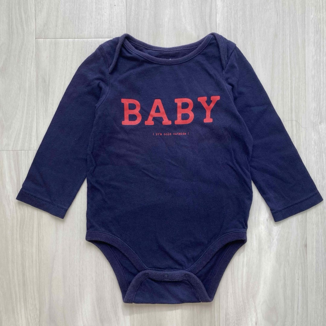 babyGAP(ベビーギャップ)のbaby GAP 長袖ロンパース 90 キッズ/ベビー/マタニティのベビー服(~85cm)(ロンパース)の商品写真
