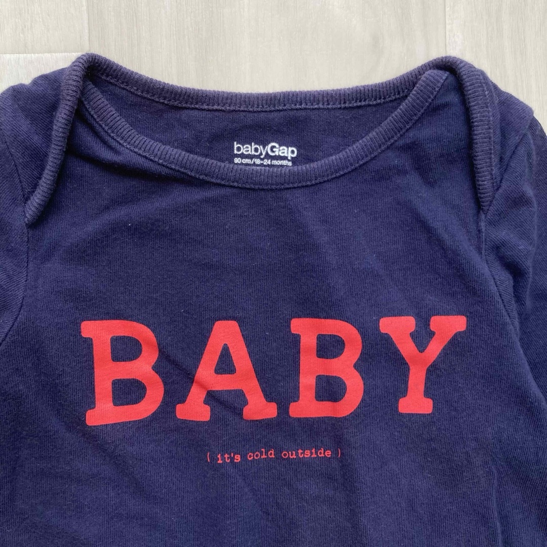 babyGAP(ベビーギャップ)のbaby GAP 長袖ロンパース 90 キッズ/ベビー/マタニティのベビー服(~85cm)(ロンパース)の商品写真