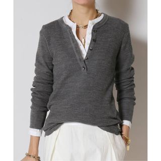 アパルトモンドゥーズィエムクラス(L'Appartement DEUXIEME CLASSE)のDeuxieme Classe WOOLY THERMAL プルオーバー(カットソー(長袖/七分))