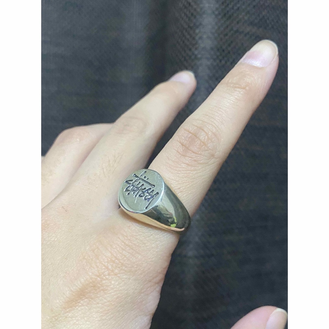 STUSSY(ステューシー)のstussyシルバーリング silver925 18号 メンズのアクセサリー(リング(指輪))の商品写真