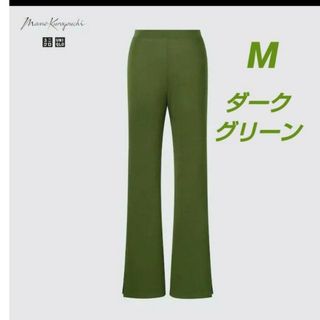 ユニクロ(UNIQLO)のマメクロゴウチ　ヒートテックウールブレンドフレアスリットレギンス　GR　ユニクロ(カジュアルパンツ)