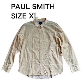 ポールスミス(Paul Smith)のPAUL SMITH ポールスミス 長袖シャツBD ストライプ イエロー XL(シャツ)