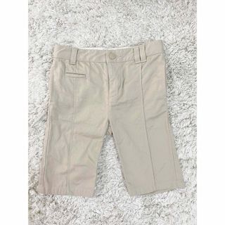 コムサイズム(COMME CA ISM)の☆中古品☆コムサイズム膝丈綿パンツ　ベージュ　100サイズ(パンツ/スパッツ)