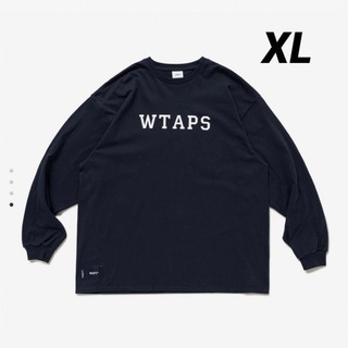 ダブルタップス(W)taps)のwtaps ダブルタップス college ネイビー XL(Tシャツ/カットソー(七分/長袖))