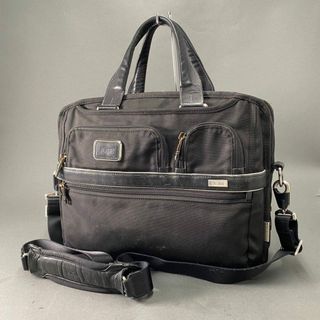 TUMI - 78b10 TUMI トゥミ ALPHA アルファ エキスパンダブル ブリーフケース ビジネスバッグ ブラック フォーマル 26118DS2E