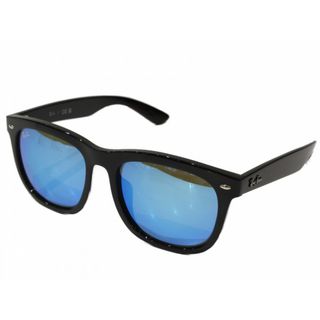 レイバン(Ray-Ban)の【ケースあり】Ray-Ban　レイバン　ミラーレンズサングラス　RB 4260D　57□19 145　ブラック×ブルー　メンズ　ギフト　プレゼント包装可【中古】松前R56号店(サングラス/メガネ)