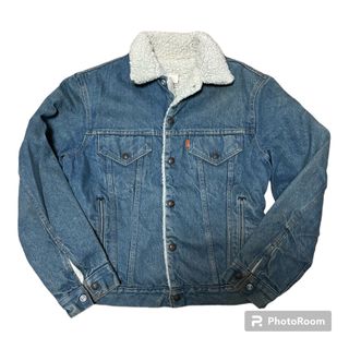 リーバイス(Levi's)の70s USA製 Levi's 70608-0213 デニム ボア ジャケット(Gジャン/デニムジャケット)