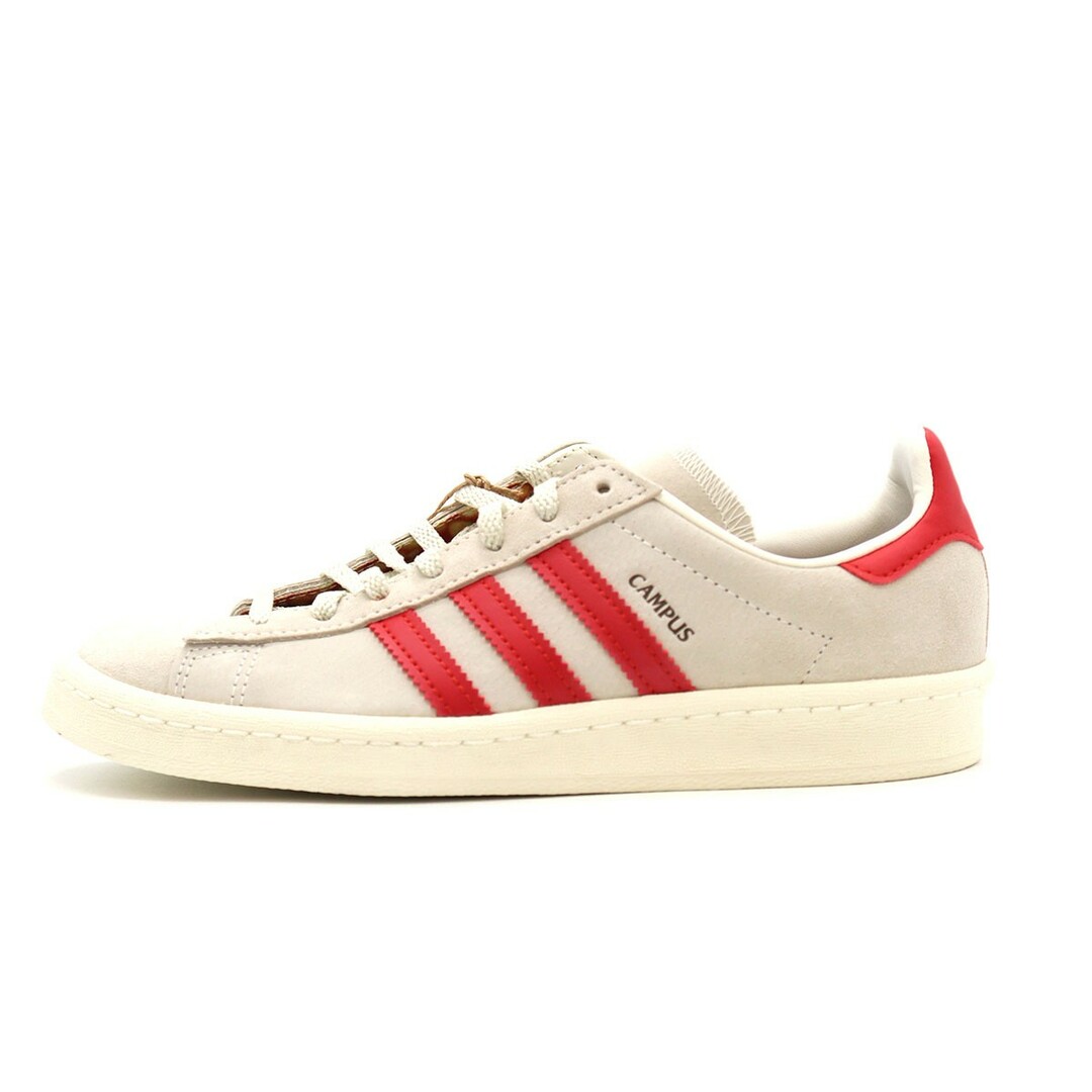 adidas(アディダス)のadidas アディダス CAMPUS 80S スニーカー GY4580 グレー レッド 23.5cm レディースの靴/シューズ(スニーカー)の商品写真