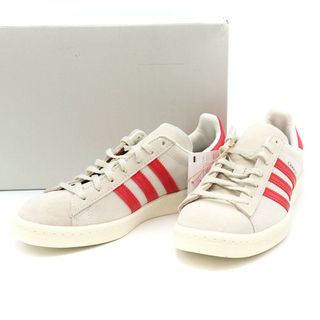 アディダス(adidas)のadidas アディダス CAMPUS 80S スニーカー GY4580 グレー レッド 23.5cm(スニーカー)