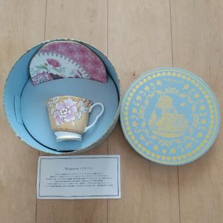 ウェッジウッド(WEDGWOOD)の【新品】WEDGWOOD バタフライ ブルーム ティーカップ&ソーサー イエロー(グラス/カップ)