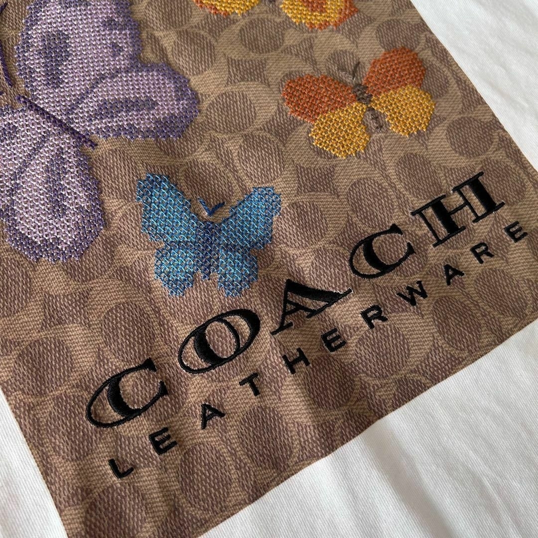 COACH(コーチ)のcoachコーチ Tシャツ シグネチャー バタフライ 蝶刺繍 男女兼用 メンズのトップス(Tシャツ/カットソー(半袖/袖なし))の商品写真