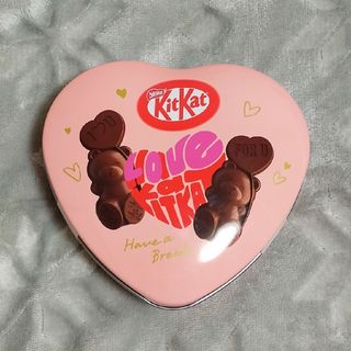 キットカット(キットカット)のオマケ付き！　キットカット　ハートフルベア缶　バレンタイン(菓子/デザート)