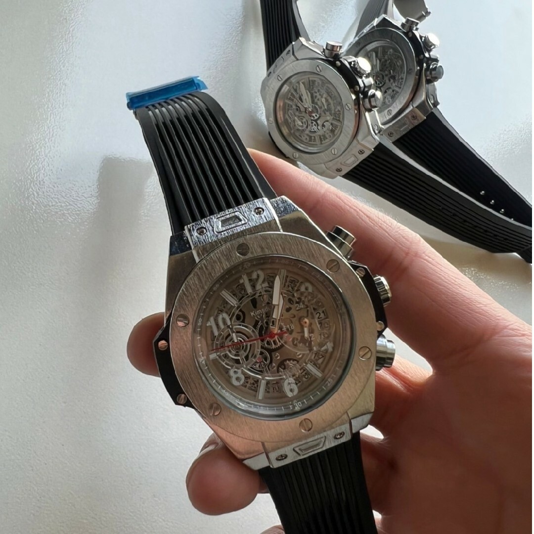 腕時計 ウォッチ Watch リストウォッチ シルバー メンズ 高級 メンズの時計(腕時計(アナログ))の商品写真