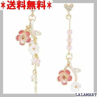 ☆人気商品 Candy girls ピアス 花 和風 チェ 桜と貝殻花 381(その他)