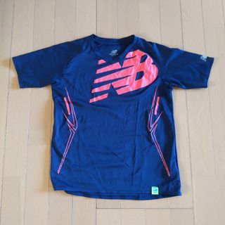 ニューバランス(New Balance)のNew Balanceニューバランス半袖Tシャツ140サイズ使用品ネイビー(Tシャツ/カットソー)