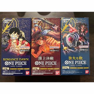 ONE PIECE - ワンピースカードゲームromance dawn頂上決戦強大な敵3box ...