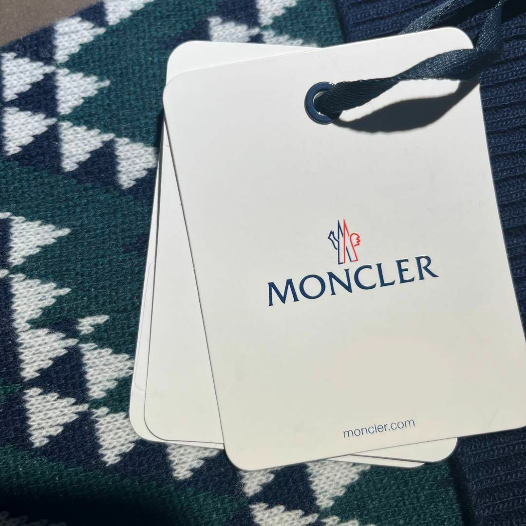 MONCLER(モンクレール)の新品未使用タグ付き　モンクレール　ニット帽　帽子　モンクレ　キッズ キッズ/ベビー/マタニティのこども用ファッション小物(帽子)の商品写真