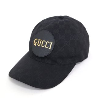 グッチ(Gucci)の【GUCCI】グッチ グッチオブザグリッド キャップ ブラック 627114/ok04296ar(キャップ)